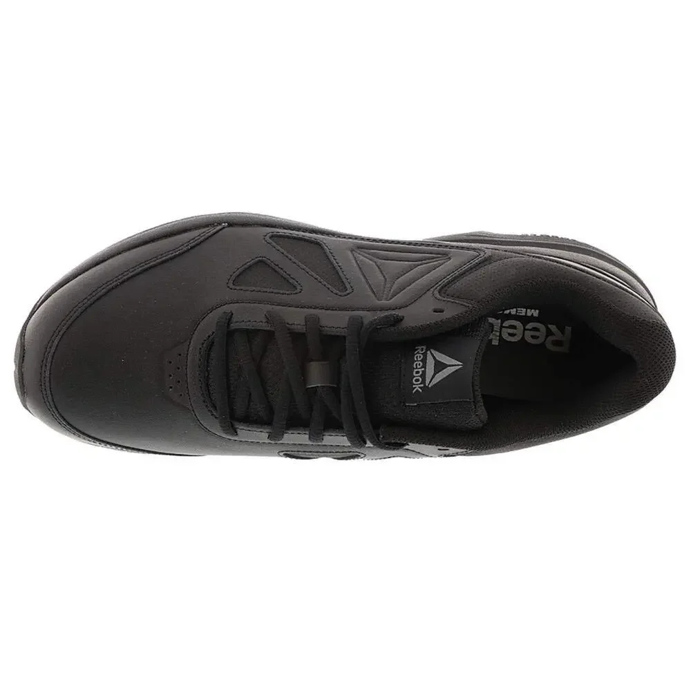 REEBOK MEN'S WALK ULTRA 6 DMX MAX ATHLETIC SHOE, BLACK/ALLOY, 9.5 2E US